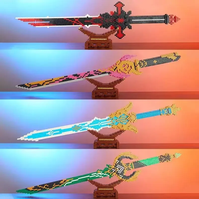 Samurai Sword Building Blocks Anime Ninja Weapon Model Assembly Bricks Boys Toy Idea Desktop Decoration Children Christmas Gifts
Samurai Sword Building Blocks Anime Ninja Weapon Model Assembly Bricks Boys Toy Idea Desktop Decoration Children Christmas Gifts