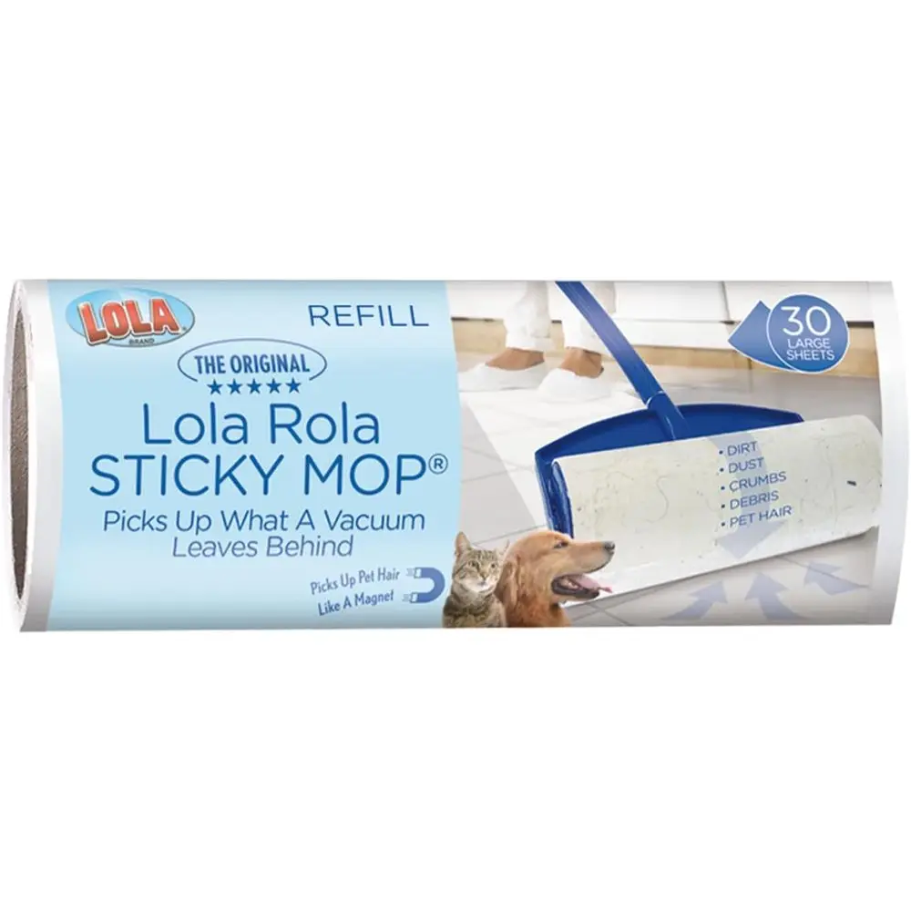 Adhesive Roller Refills, 30 Sheets, Captures Dirt, Dust, Hair, Pet Hair Remover, Floor & Carpet Cleaning
Adhesive Roller Refills, 30 Sheets, Captures Dirt, Dust, Hair, Pet Hair Remover, Floor & Carpet Cleaning