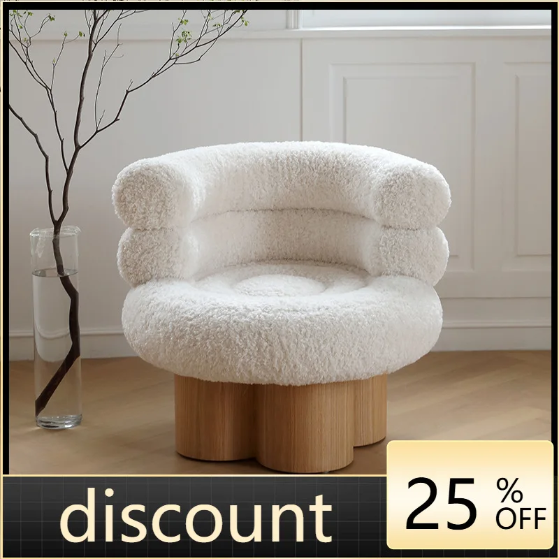 LTT Solid Wood Single Sofa Chair Leisure Chair Retro Lamb Fleece
LTT Solid Wood Single Sofa Chair Leisure Chair Retro Lamb Fleece