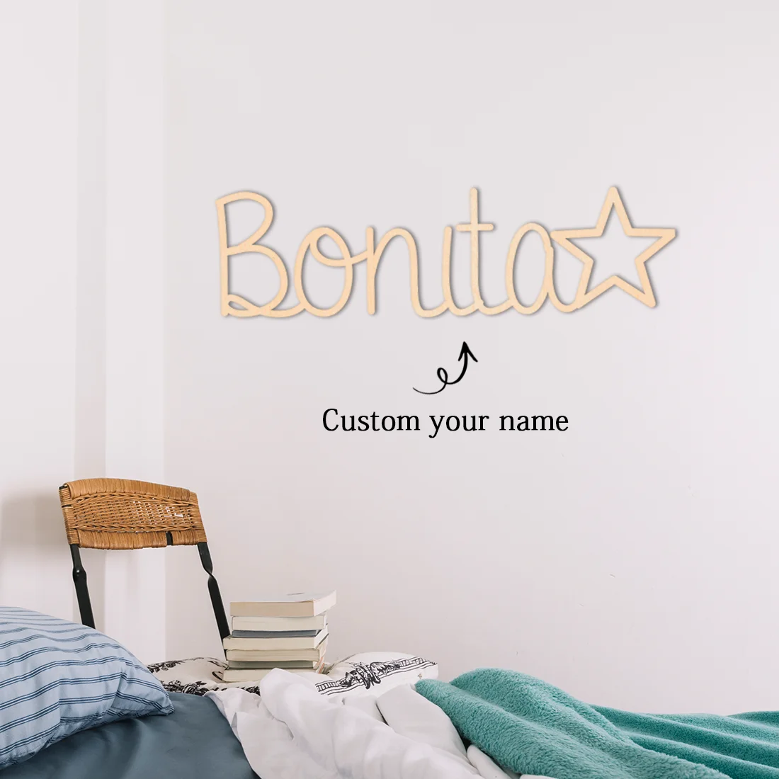 1pc Funny five-star pattern words Custom Name Wooden Plaque Laser-Cut Sign Wooden Sign Handcrafted with Elegant Cursive Letter
1pc Funny five-star pattern words Custom Name Wooden Plaque Laser-Cut Sign Wooden Sign Handcrafted with Elegant Cursive Letter