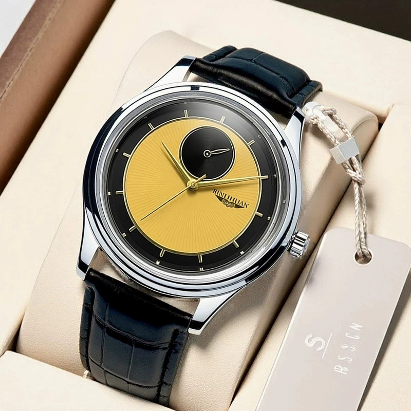 New Fashion Luxury Man Leather Business Watch Men Elegant Quartz Watches Students Higt Quality Wristwatches Gifts Reloj Hombre
New Fashion Luxury Man Leather Business Watch Men Elegant Quartz Watches Students Higt Quality Wristwatches Gifts Reloj Hombre