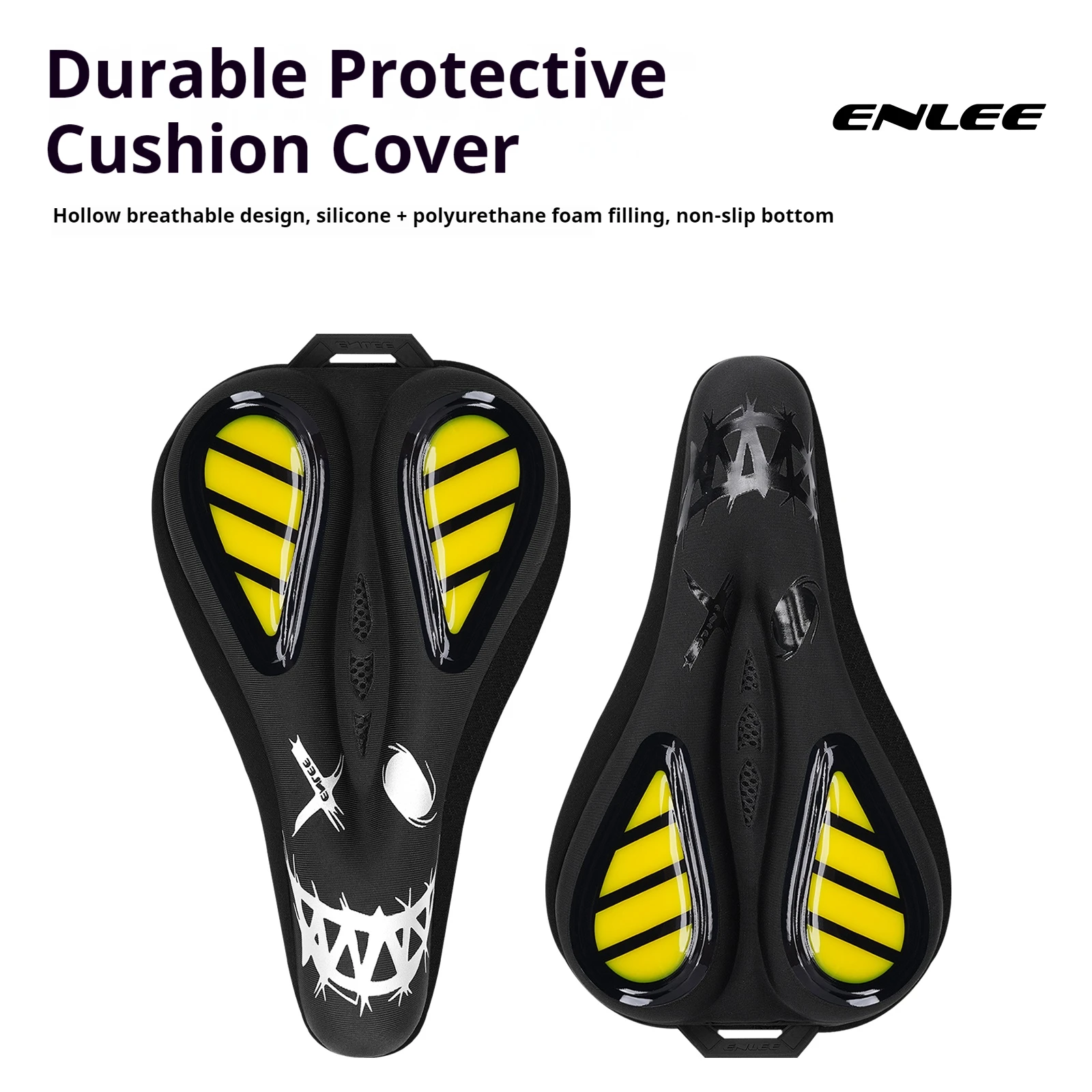 ENLEE Thickened Bicycle Seat Cover for Road and Mountain Bikes Folding Bicycle Shock Absorbing Comfortable Saddle Cover
ENLEE Thickened Bicycle Seat Cover for Road and Mountain Bikes Folding Bicycle Shock Absorbing Comfortable Saddle Cover