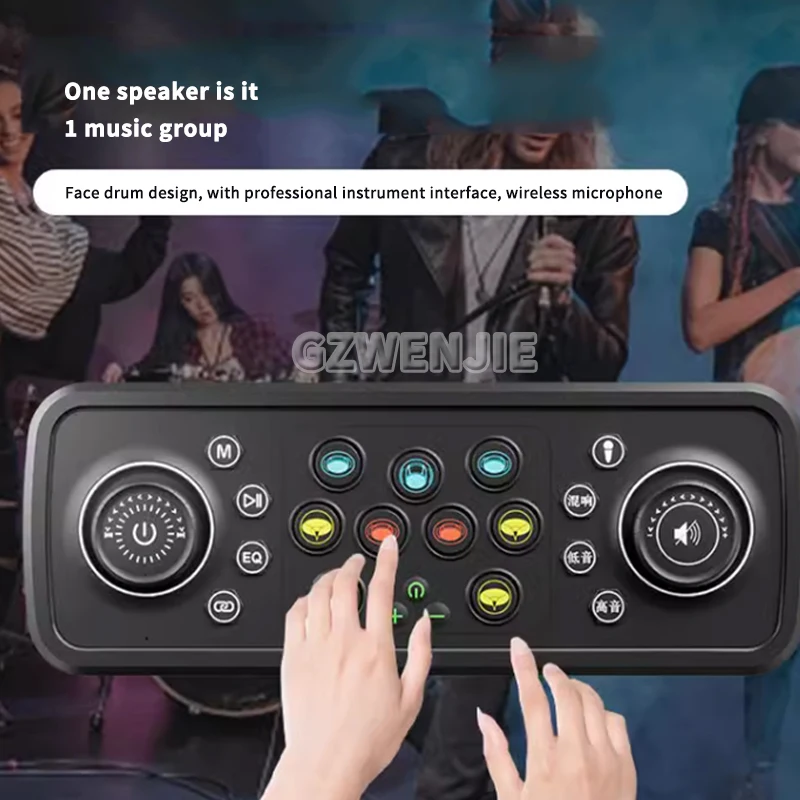 S1368 Portable Outdoor Karaoke Bluetooth Speaker With Rack Drum Function Subwoofer 320W Stereo Wireless Microphone Speaker
S1368 Portable Outdoor Karaoke Bluetooth Speaker With Rack Drum Function Subwoofer 320W Stereo Wireless Microphone Speaker