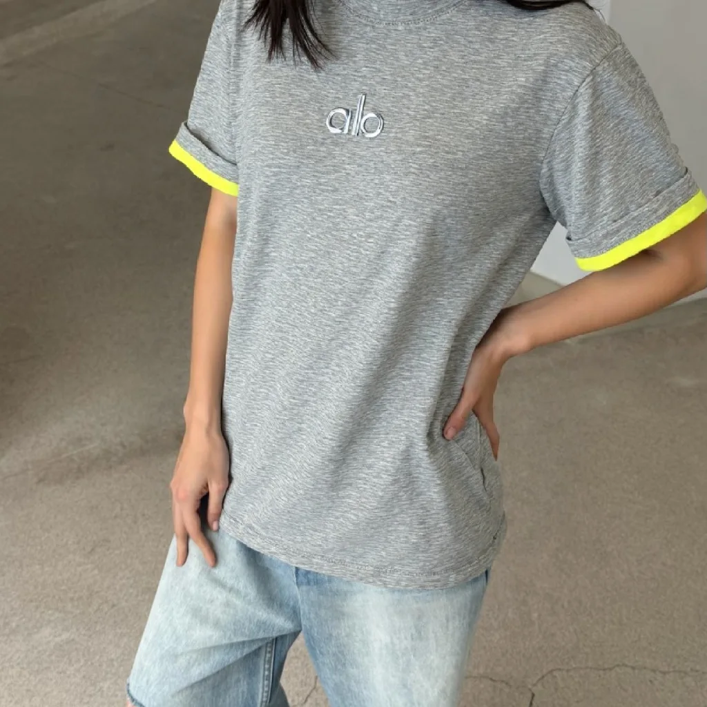 Trendy Brand Double Color ort Sve round Ne T-irt Casual Logo Print Loose Fit Simple Versatile ex Cotton Knitted ...
Trendy Brand Double Color ort Sve round Ne T-irt Casual Logo Print Loose Fit Simple Versatile ex Cotton Knitted ...