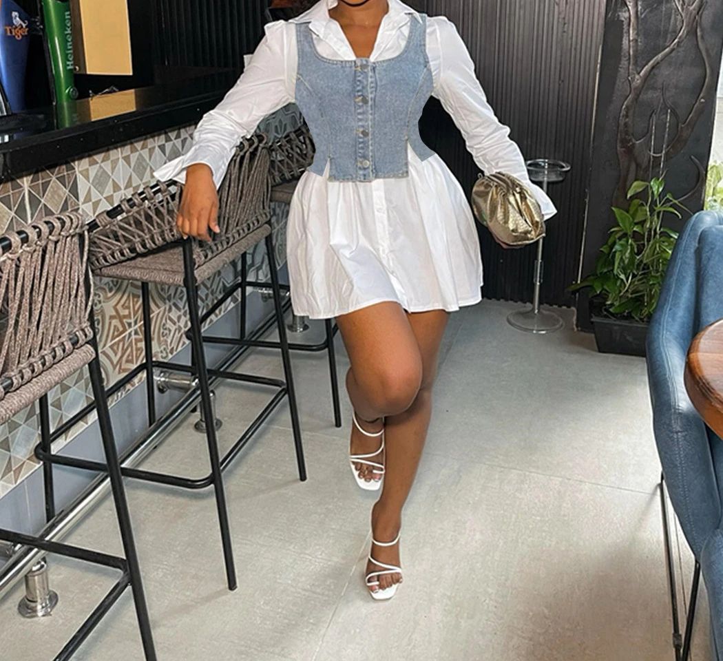 Shirt Skirt Set Woman Streetwear Summer 2025 New Fashionable and Versatile Horn Sleeve Long Sleeves Y2k Tops Suit for Female
Shirt Skirt Set Woman Streetwear Summer 2025 New Fashionable and Versatile Horn Sleeve Long Sleeves Y2k Tops Suit for Female