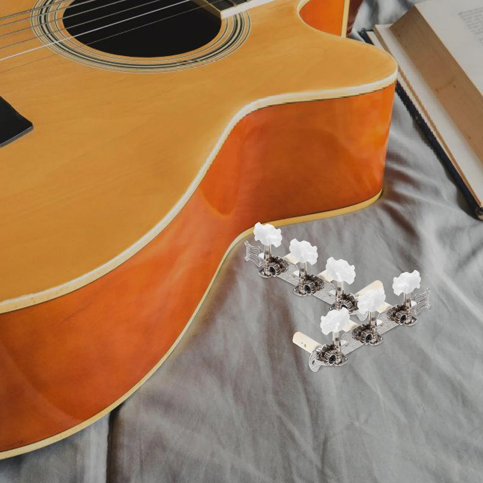 1 Pair Classical Guitar Tuning Pegs Heads For Acoustic Folk Bass Guitars 3L Configuration Wide Compatibility
1 Pair Classical Guitar Tuning Pegs Heads For Acoustic Folk Bass Guitars 3L Configuration Wide Compatibility