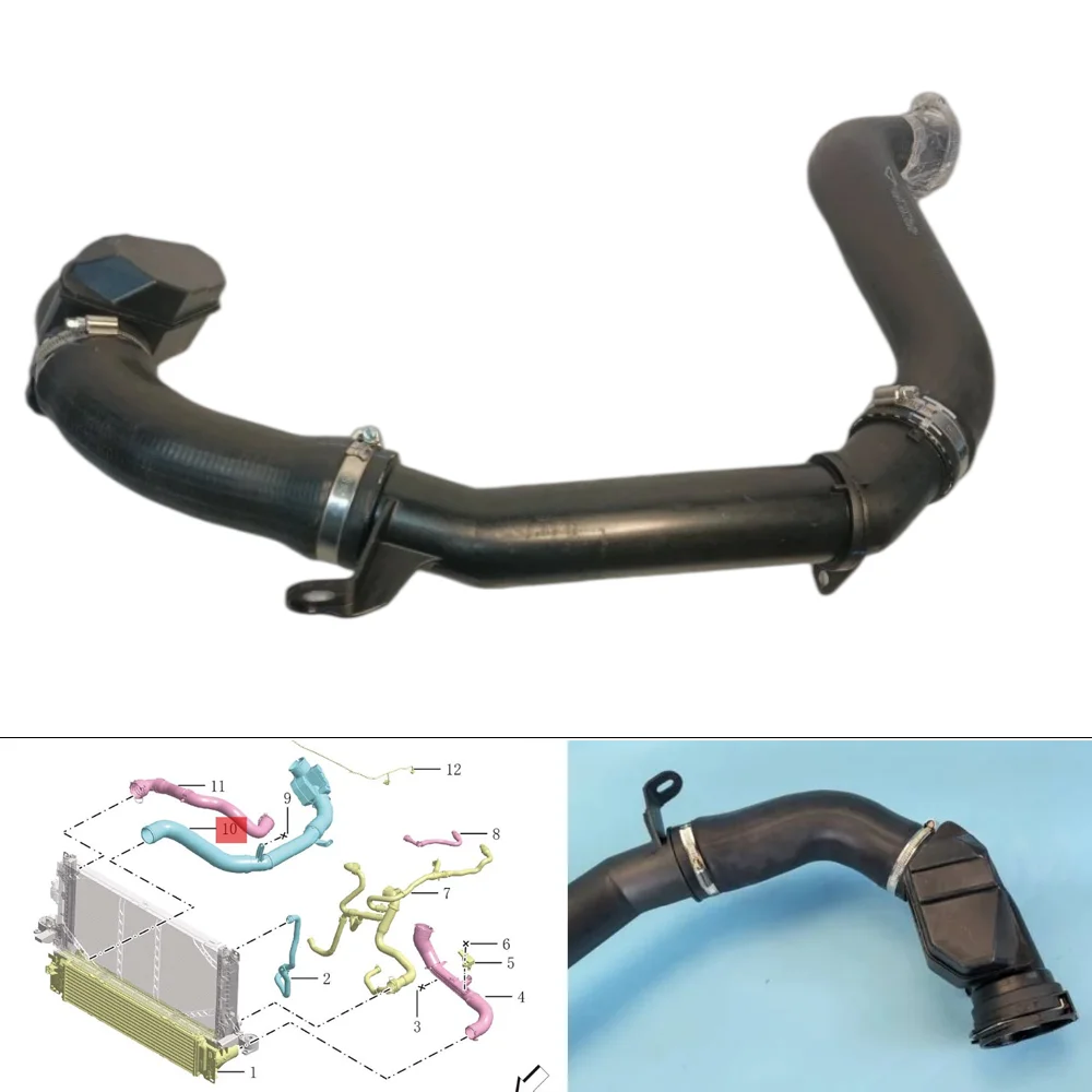 2074121700 Intercooler Turbo Charger Air Intake Hose Pipe For Geely Monjaro KX11 Xingyue L 2021-2026 Atlas FX11 2nd 2022+
2074121700 Intercooler Turbo Charger Air Intake Hose Pipe For Geely Monjaro KX11 Xingyue L 2021-2026 Atlas FX11 2nd 2022+