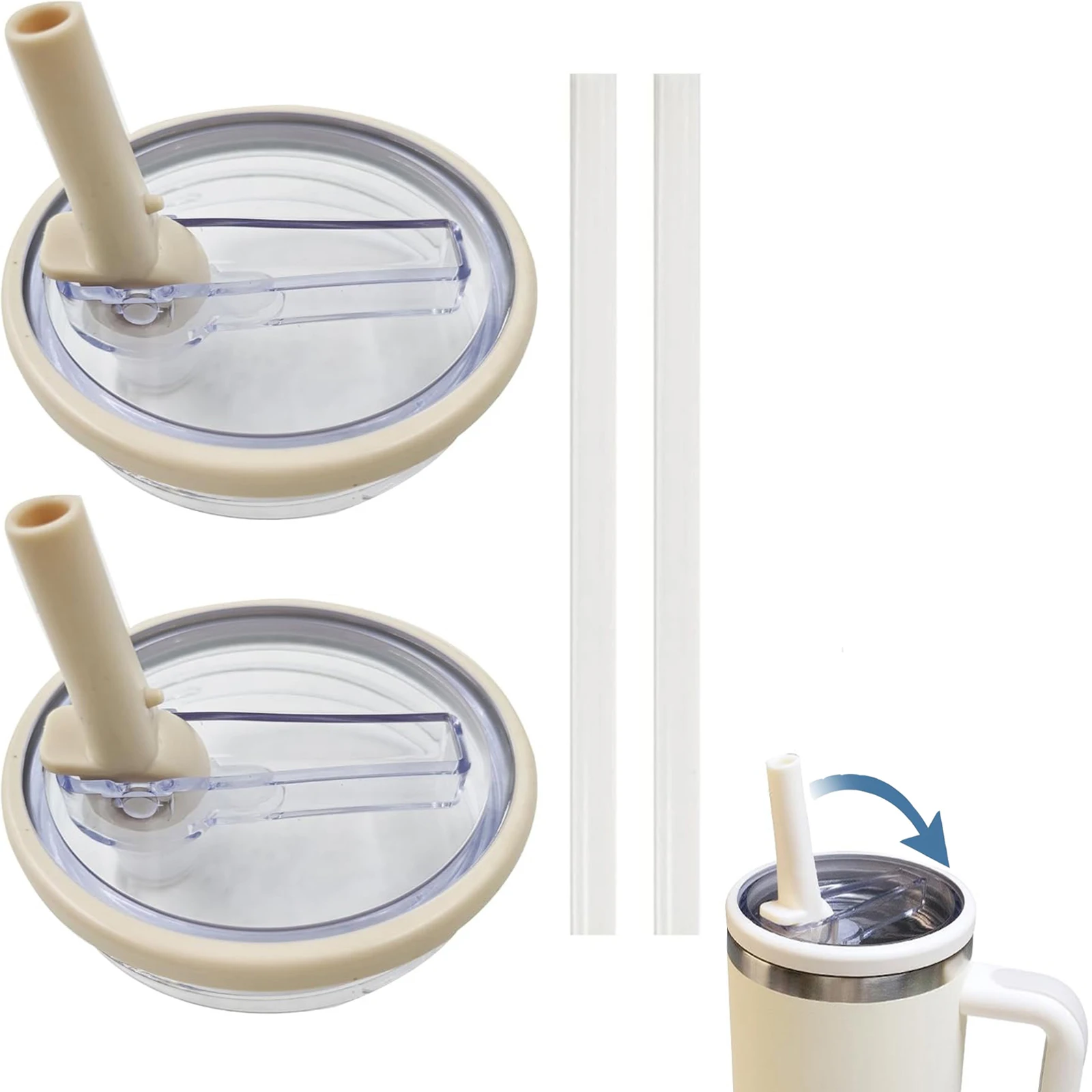 1/2Pcs 40oz Tumbler Flip Straw Lid for Stanley Quencher Spill Proof Splash Resistant Tumbler Lids Reusable Replacement Straw Cap
1/2Pcs 40oz Tumbler Flip Straw Lid for Stanley Quencher Spill Proof Splash Resistant Tumbler Lids Reusable Replacement Straw Cap