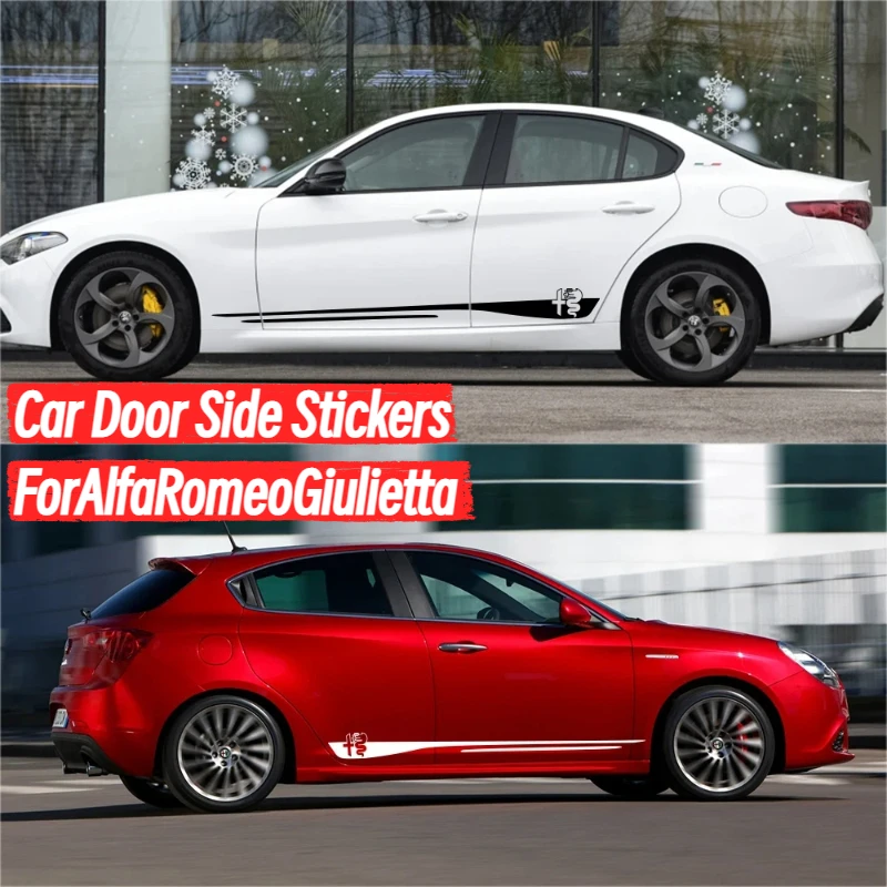 Car Door Side Stickers Tuning Auto Accessories Vinyl Decal For Alfa Romeo Giulietta MITO 4C 159 147 156 GT Giulia Stelvio
Car Door Side Stickers Tuning Auto Accessories Vinyl Decal For Alfa Romeo Giulietta MITO 4C 159 147 156 GT Giulia Stelvio