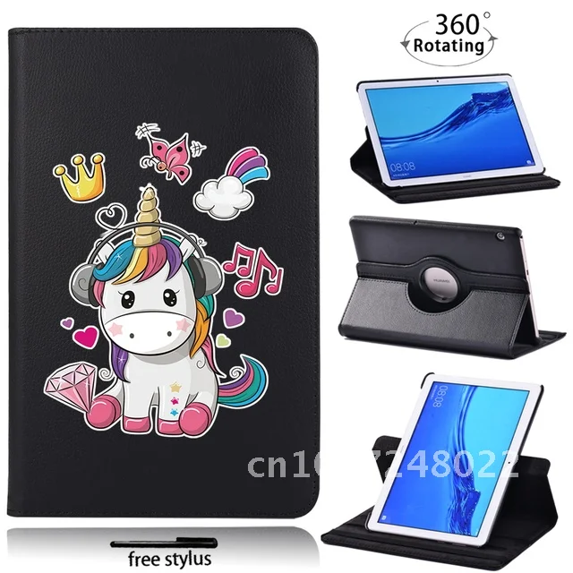 Tablet Case Stand Rotating For Huawei MediaPad T3 10 9.6"/MediaPad T5 10 10.1" Cute Unicorn Leather Cover Protective + Stylus
Tablet Case Stand Rotating For Huawei MediaPad T3 10 9.6"/MediaPad T5 10 10.1" Cute Unicorn Leather Cover Protective + Stylus
