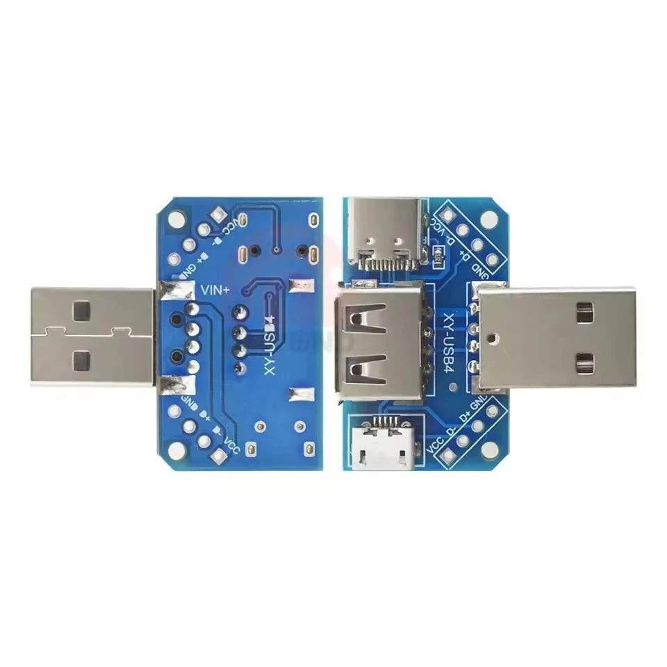 4-Pin XY-USB4 Signal Transfer Test Module Universal USB Adapter Board Support Type-C Micro USB Interface For Circuit
4-Pin XY-USB4 Signal Transfer Test Module Universal USB Adapter Board Support Type-C Micro USB Interface For Circuit