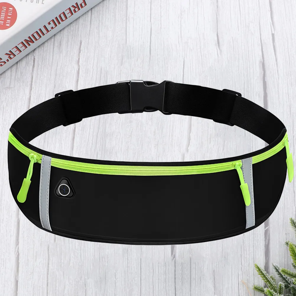 1Pcs Waterproof Sports Waist Bag 7 Inches Large Capacity Water Resistant Lightweight Waist Pack for Running Reflective Strips
1Pcs Waterproof Sports Waist Bag 7 Inches Large Capacity Water Resistant Lightweight Waist Pack for Running Reflective Strips