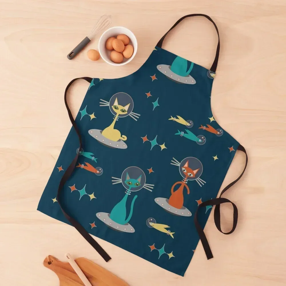 Retro Cats in Space Apron Smock for hairdressing Kitchen For Men Things For Kitchen Apron
Retro Cats in Space Apron Smock for hairdressing Kitchen For Men Things For Kitchen Apron