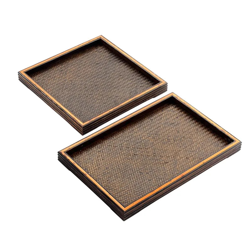 Household tea set tray Bamboo tea tray Dry brewing table Pot bearing tea ceremony accessories Bamboo woven mat surface
Household tea set tray Bamboo tea tray Dry brewing table Pot bearing tea ceremony accessories Bamboo woven mat surface