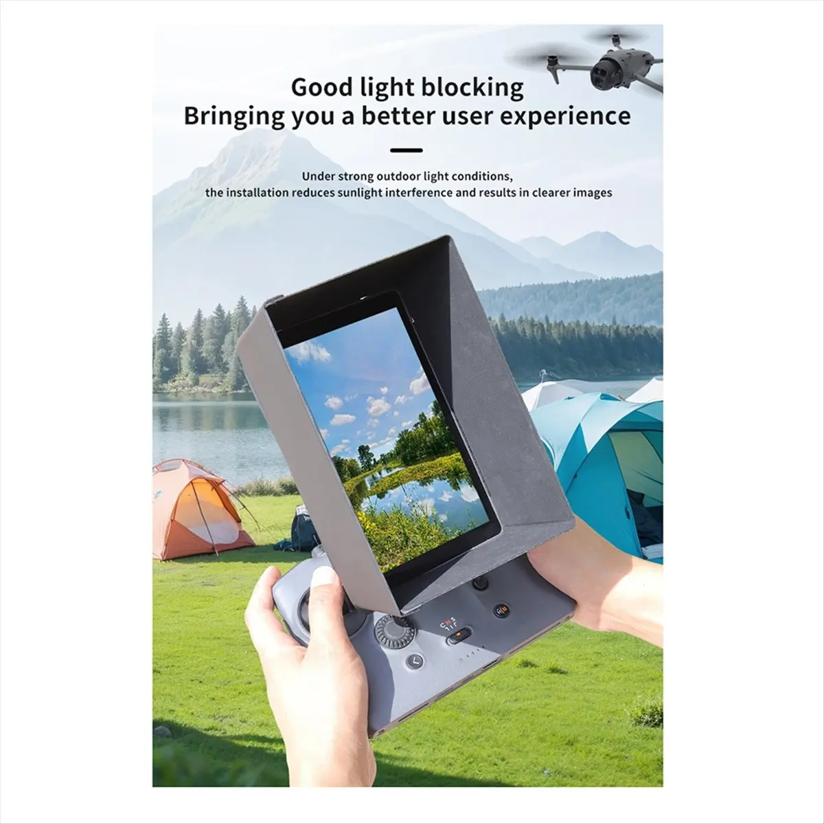 (A30I) Sun Hood for DJI Mavic 4 Pro Remote Control RC Pro 2 Sunshade Protective Cover Drone Accessories
(A30I) Sun Hood for DJI Mavic 4 Pro Remote Control RC Pro 2 Sunshade Protective Cover Drone Accessories