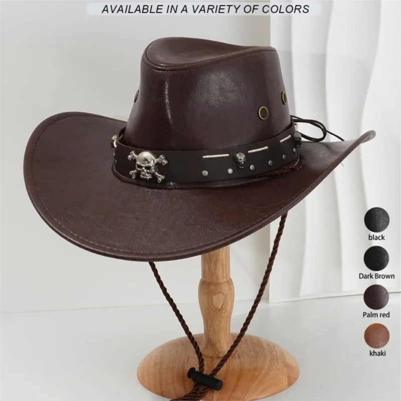Men's and women's leather with three-dimensional rivets stud ropes are firm motorcycle
Men's and women's leather with three-dimensional rivets stud ropes are firm motorcycle