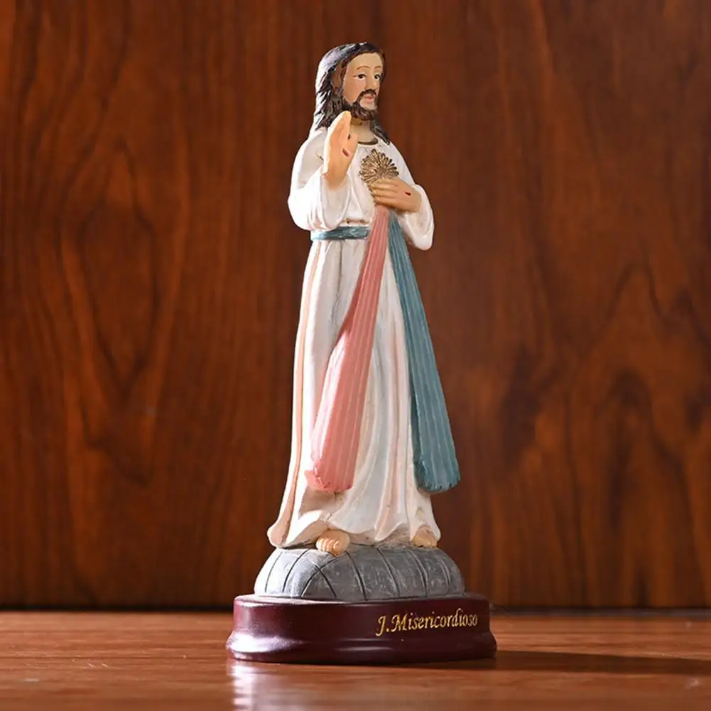 Resin Holy Family Statue Vintage Jesus Ornament Colorful Resin Jesus Figure Ornament Set for Catholic Renaissance Collection
Resin Holy Family Statue Vintage Jesus Ornament Colorful Resin Jesus Figure Ornament Set for Catholic Renaissance Collection