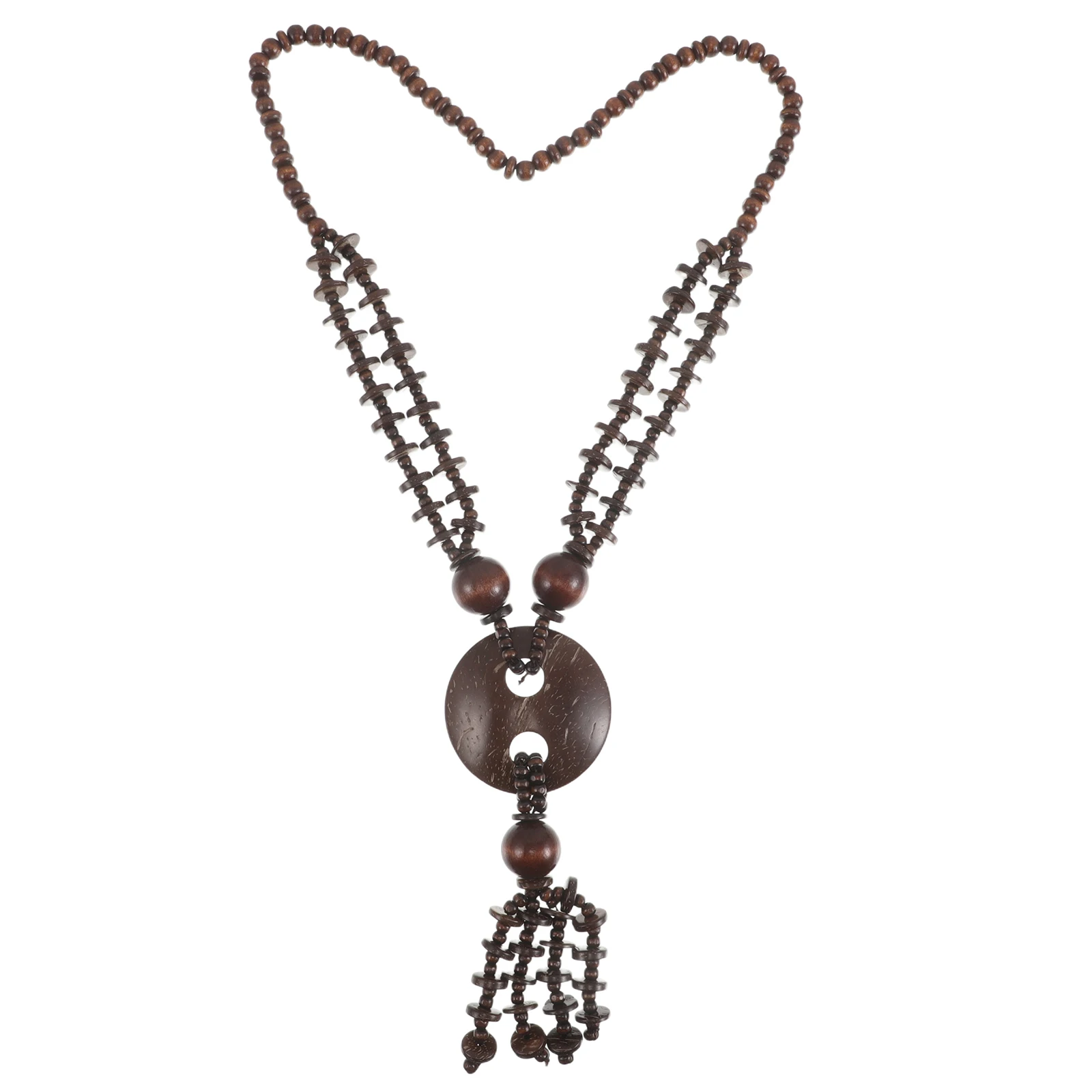 Vintage Tassel Beaded Boho Round Coconut Shell Hawaiian Choker Necklace Retro Style Women Accessories Chunky Beach
Vintage Tassel Beaded Boho Round Coconut Shell Hawaiian Choker Necklace Retro Style Women Accessories Chunky Beach