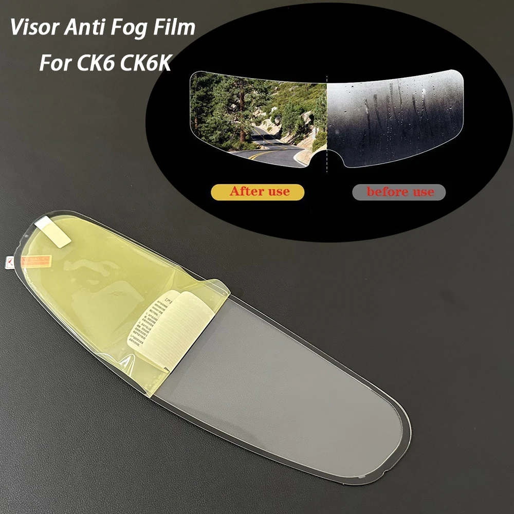 CK-6 Helmet Visor Film Anti Fog For CK6 CK6K Lens Anti Fog Film Motorcycle Helmet Accessories 
CK-6 Helmet Visor Film Anti Fog For CK6 CK6K Lens Anti Fog Film Motorcycle Helmet Accessories