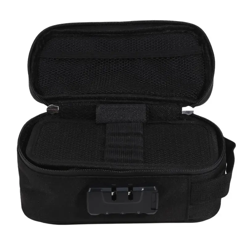 Odor Smell Proof Smoking Pipe Bag with Combination Lock Container Case Outdoor Travel Gift Black 1pcs
Odor Smell Proof Smoking Pipe Bag with Combination Lock Container Case Outdoor Travel Gift Black 1pcs