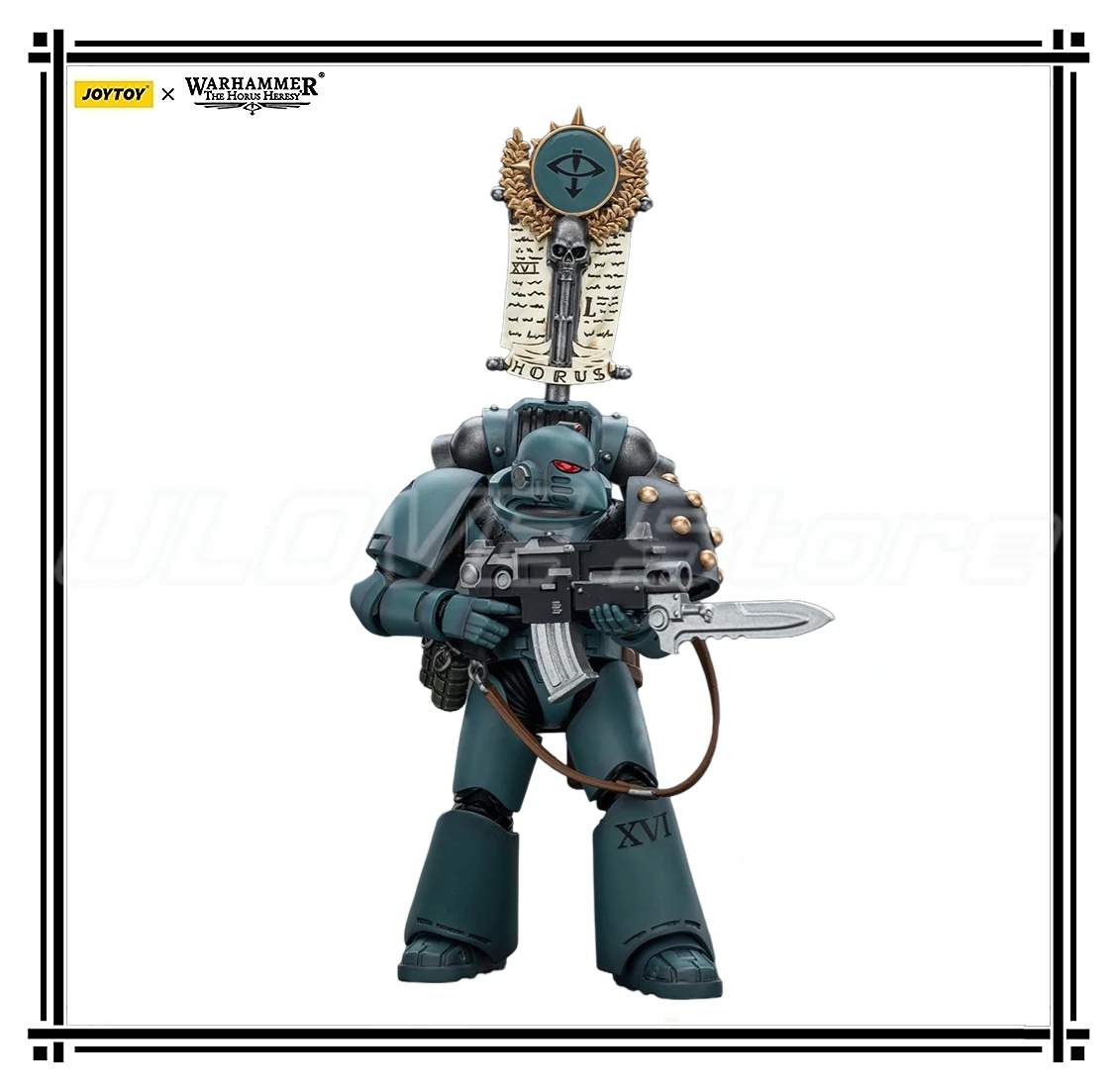In Stock Original JOYTOY Warhammer 40K Sons of HorusMKVl Tactical SquadLegionary with Legion Vexilla 1/18 Action Figure Model
In Stock Original JOYTOY Warhammer 40K Sons of HorusMKVl Tactical SquadLegionary with Legion Vexilla 1/18 Action Figure Model