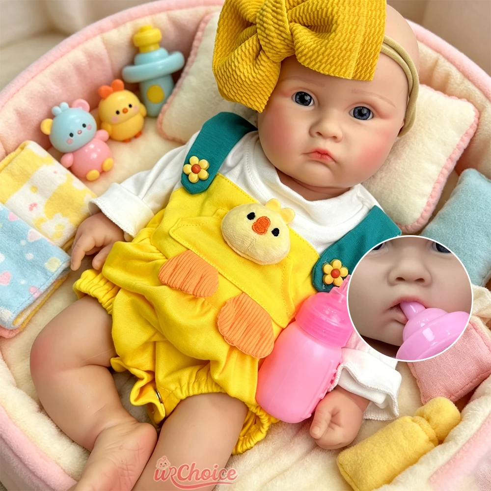 45cm Soft Limbs Silicone Reborn Baby Girl Handmade Soft Visible Veins Doll Comfort Companion Toy for New Parents Gift
45cm Soft Limbs Silicone Reborn Baby Girl Handmade Soft Visible Veins Doll Comfort Companion Toy for New Parents Gift