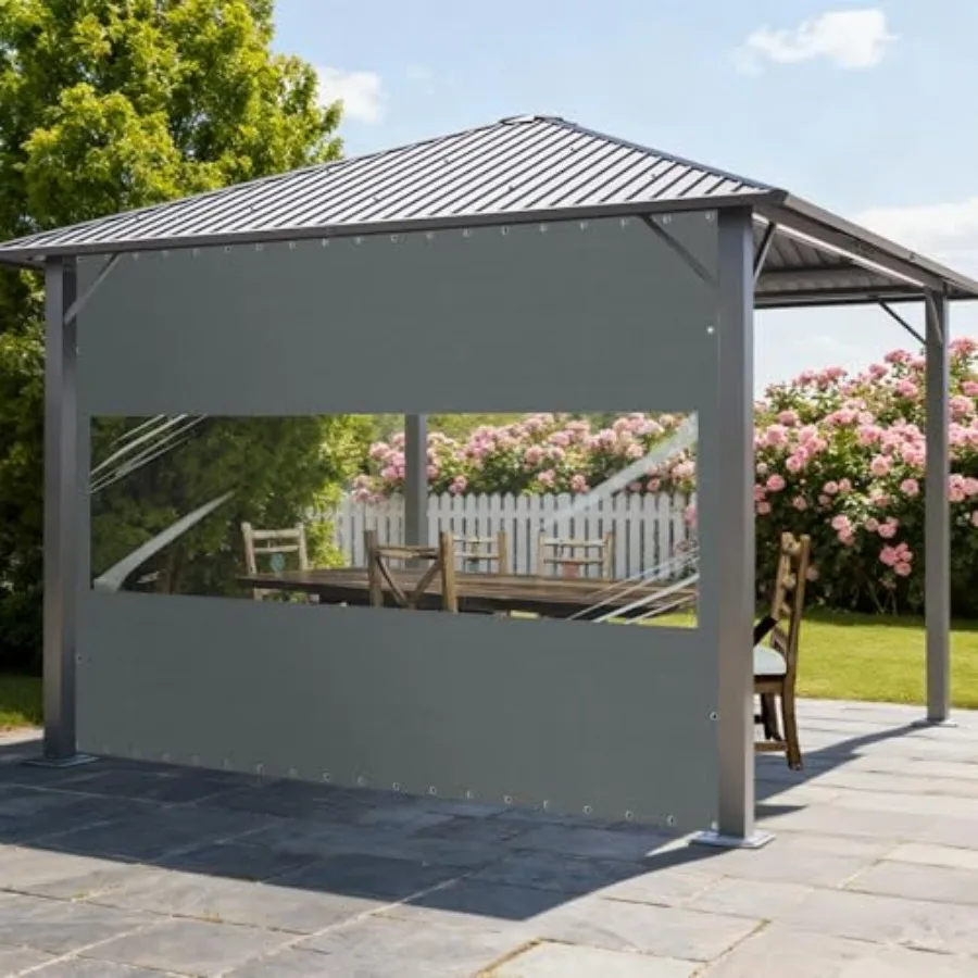 Upgraded Clear Vinyl Outdoor Curtains for Patio Waterproof, Clear Vinyl Patio Enclosure, Heavy Duty Tarp with Grommets, Rope an
Upgraded Clear Vinyl Outdoor Curtains for Patio Waterproof, Clear Vinyl Patio Enclosure, Heavy Duty Tarp with Grommets, Rope an