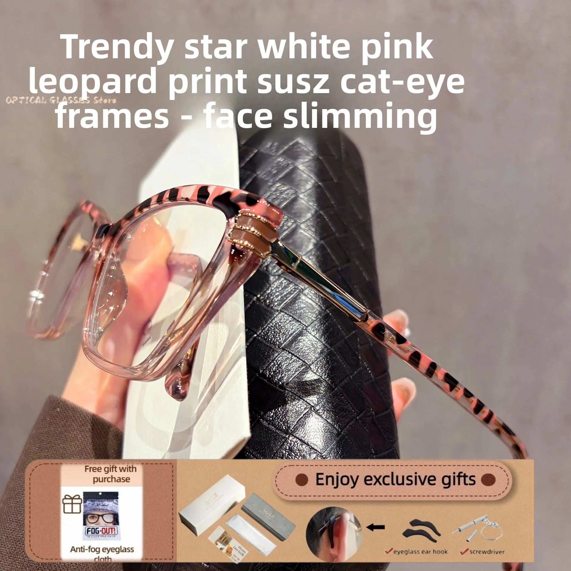 SUSZ Reading Glasses Custom with Prescription Lens Glasses Myopia Men High Quality Colorful Round Oversize Frame Glasses
SUSZ Reading Glasses Custom with Prescription Lens Glasses Myopia Men High Quality Colorful Round Oversize Frame Glasses