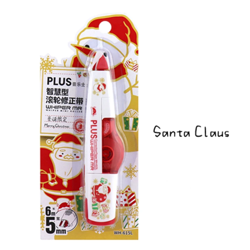 PLUS Christmas Series Correction Belt Roller Correction Belt Student Correction Belt Smooth and Easy To Use Correction Belt
PLUS Christmas Series Correction Belt Roller Correction Belt Student Correction Belt Smooth and Easy To Use Correction Belt