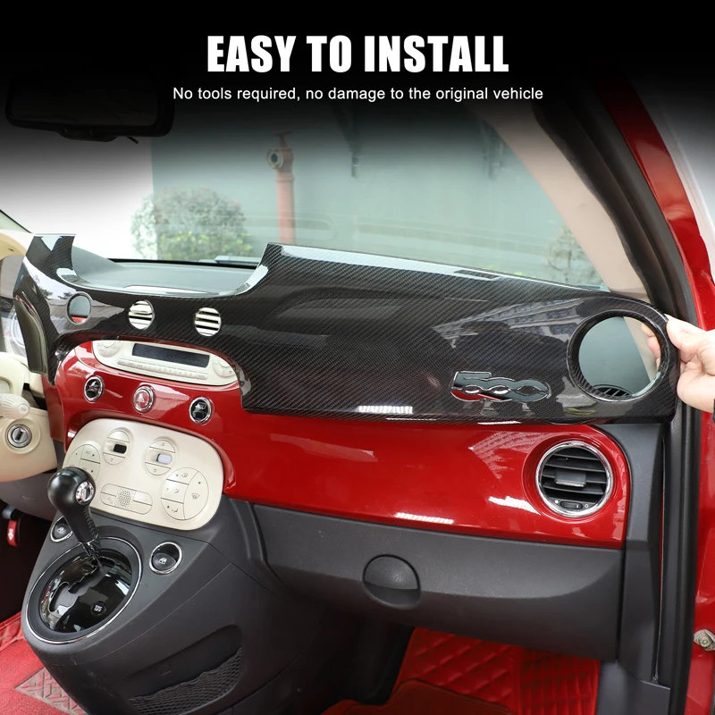 Для Fiat 500 Abarth 595 695 595C 695C 2007-2024: Накладка на панель приборов пассажирского сиденья из настоящего карбона, аксессуары для автомобиля
Для Fiat 500 Abarth 595 695 595C 695C 2007-2024: Накладка на панель приборов пассажирского сиденья из настоящего карбона, аксессуары для автомобиля