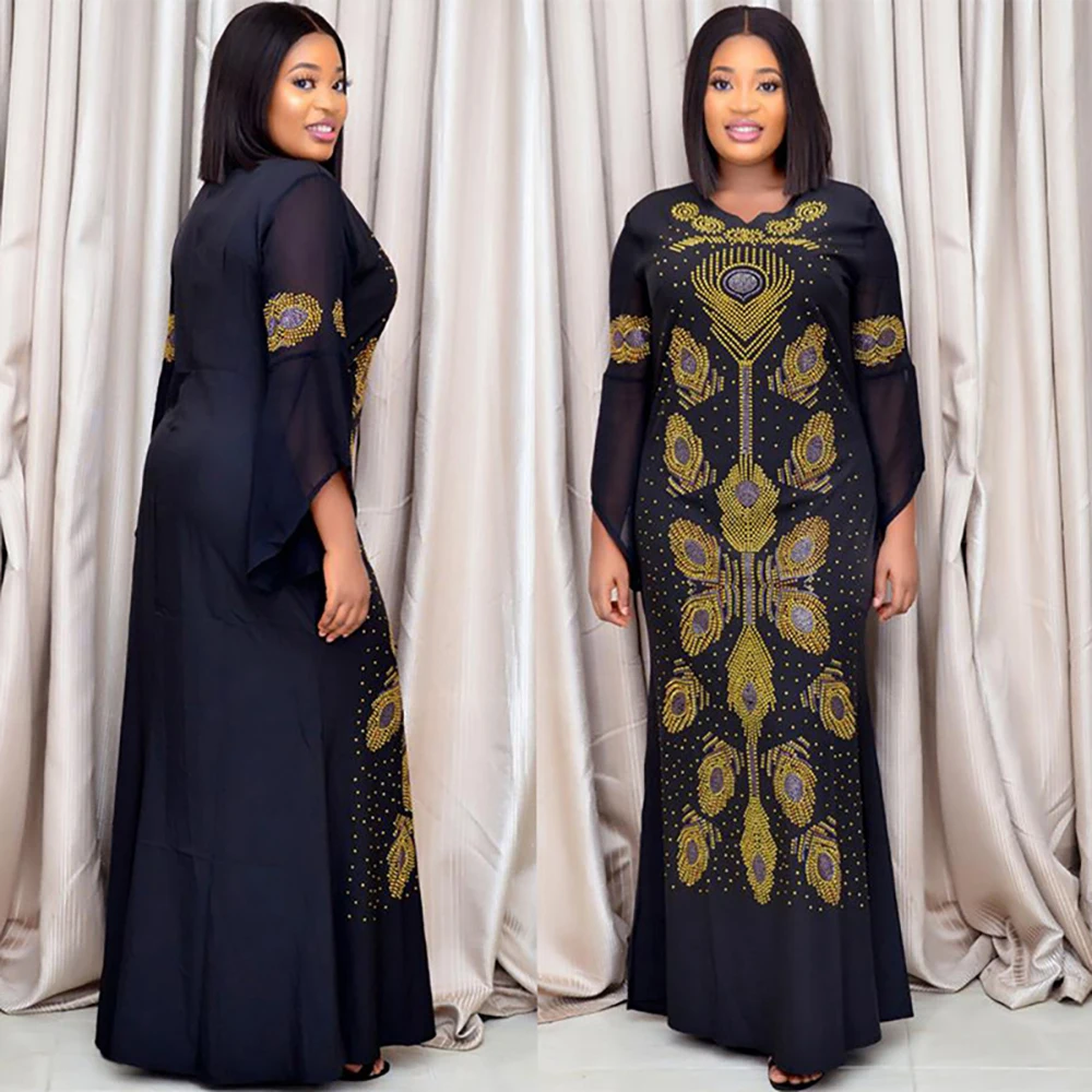 Muslim Women Abaya Dress Dubai Moroccan Chiffon Abaya Diamond Evening Plus Dress Long Sleeves Kaftan Fashion Djellaba
Muslim Women Abaya Dress Dubai Moroccan Chiffon Abaya Diamond Evening Plus Dress Long Sleeves Kaftan Fashion Djellaba
