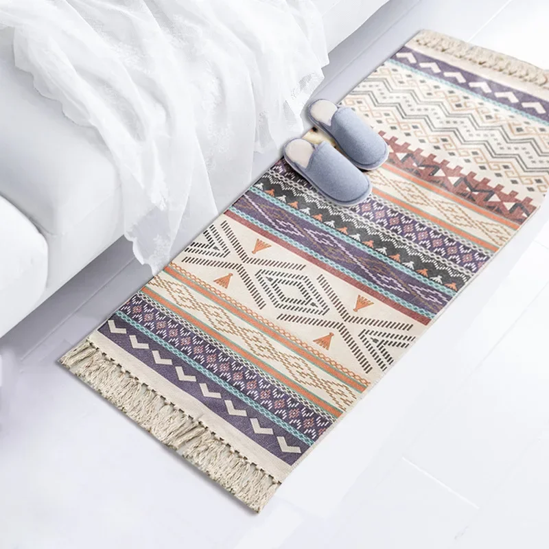Bohemian Rug Tassel Carpet Cotton Linen Small Fresh Floor Mat Living Room Bedroom Bedside Foot Home Decor Rugs for Bedroom
Bohemian Rug Tassel Carpet Cotton Linen Small Fresh Floor Mat Living Room Bedroom Bedside Foot Home Decor Rugs for Bedroom