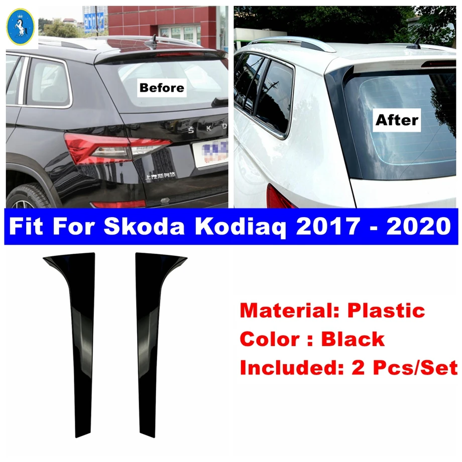 Black Exterior Refit Kit Car Rear Window Spoiler Tail Wing Decoration Panel Stripes Cover Trim Fit For Skoda Karoq 2018 - 2022
Black Exterior Refit Kit Car Rear Window Spoiler Tail Wing Decoration Panel Stripes Cover Trim Fit For Skoda Karoq 2018 - 2022