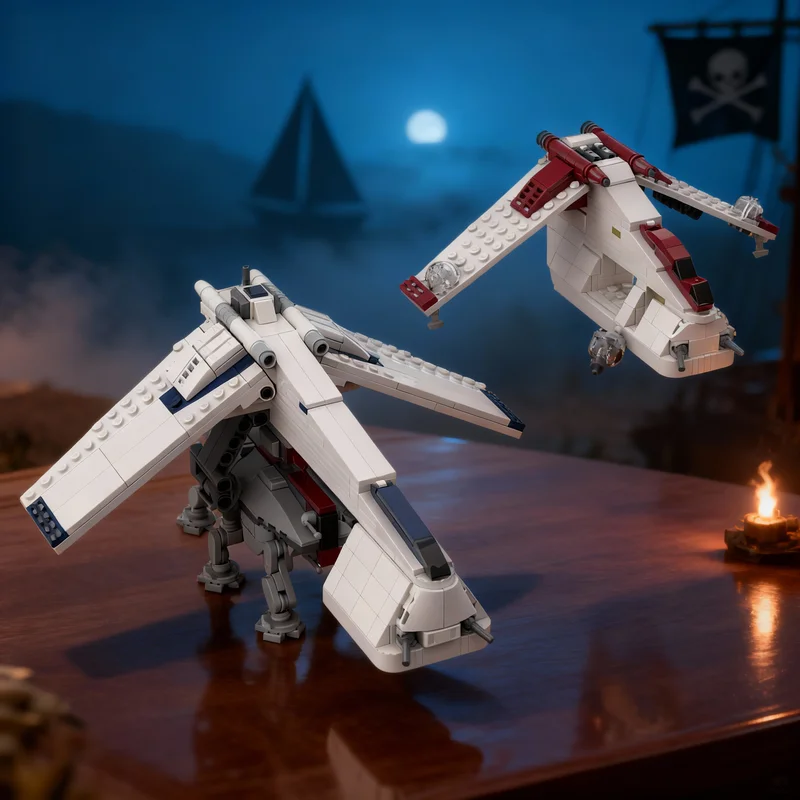 766pcs MOC Star Battle Republic Gunship Dropship Walker LAAT Model Building Blocks Architecture Christmas Gifts Toy Brick Kids
766pcs MOC Star Battle Republic Gunship Dropship Walker LAAT Model Building Blocks Architecture Christmas Gifts Toy Brick Kids