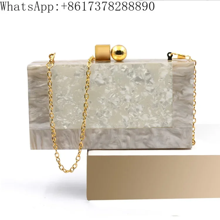 2023 Summer Style Banquet Beige Splicing Glasses Pattern Acrylic One Shoulder Chain Women's Bag
2023 Summer Style Banquet Beige Splicing Glasses Pattern Acrylic One Shoulder Chain Women's Bag