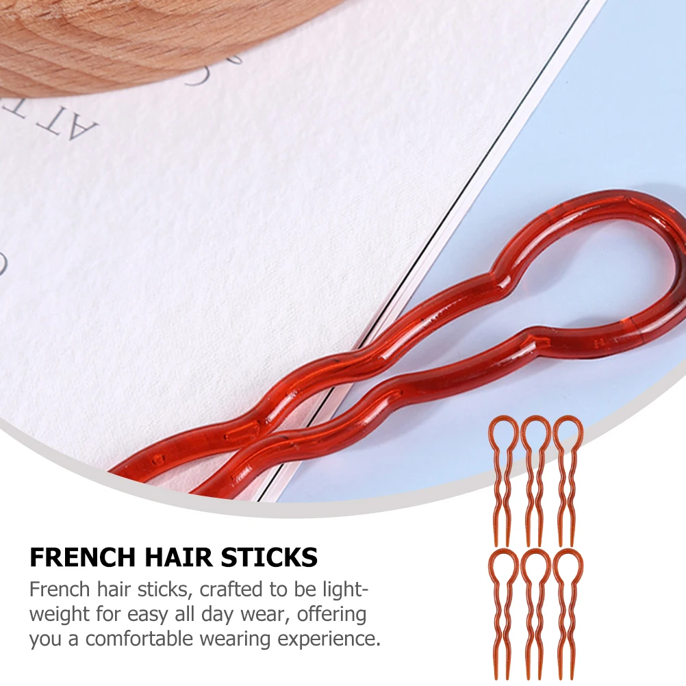 24pcs Fork Women Hair Stick U Shape Hairpin for Buns French Style Plastic Bead Shaped Accessories Girls Hair Tool Lightweight
24pcs Fork Women Hair Stick U Shape Hairpin for Buns French Style Plastic Bead Shaped Accessories Girls Hair Tool Lightweight