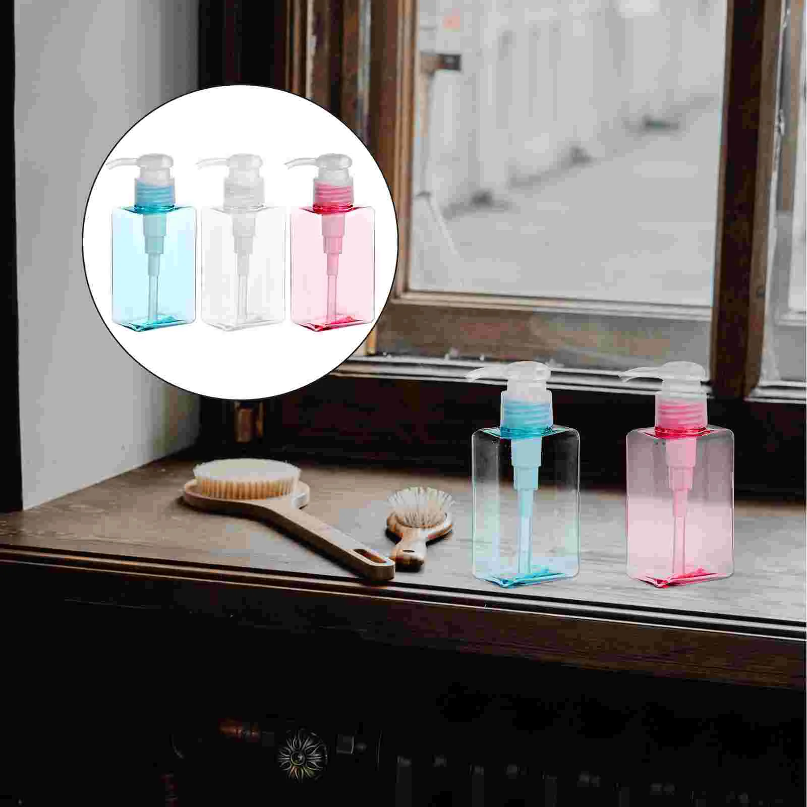 3 Pcs Bottled Portable Dispenser Travel Shampoo Bottles Spray Refillable Small Hand Empty Water Toiletries Container
3 Pcs Bottled Portable Dispenser Travel Shampoo Bottles Spray Refillable Small Hand Empty Water Toiletries Container