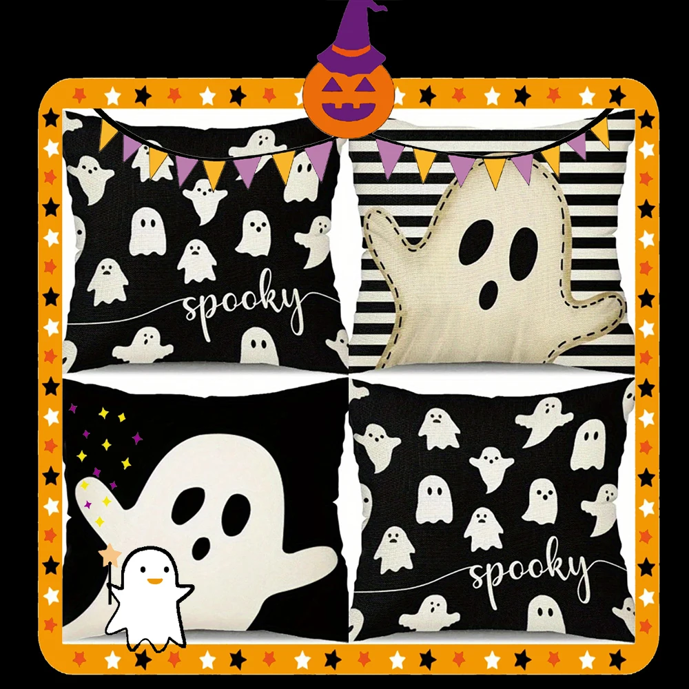 Spooky Ghosts Patterned PillowcaseSuitable for sofa car bedroom decorative cushion cover pillow cover
Spooky Ghosts Patterned PillowcaseSuitable for sofa car bedroom decorative cushion cover pillow cover