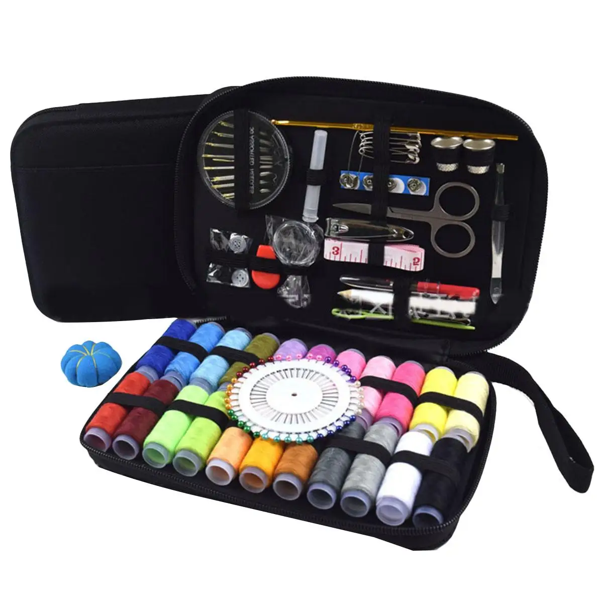 126 Pcs Needle and Thread Set Sewing Craft Supplies Accessory Products for Detail Articles Materials Case Kit Travel
126 Pcs Needle and Thread Set Sewing Craft Supplies Accessory Products for Detail Articles Materials Case Kit Travel