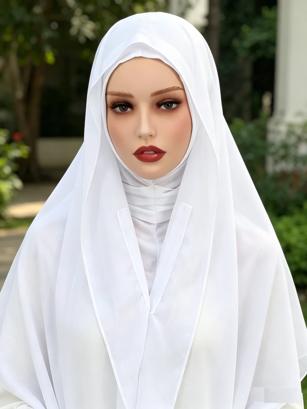 Muslim Women One Piece Headscarf Jersey Inner Cap Chiffon Shawls Magnet Buckle Design Head Wraps Soft Scarves Bandanas Headscarf
Muslim Women One Piece Headscarf Jersey Inner Cap Chiffon Shawls Magnet Buckle Design Head Wraps Soft Scarves Bandanas Headscarf