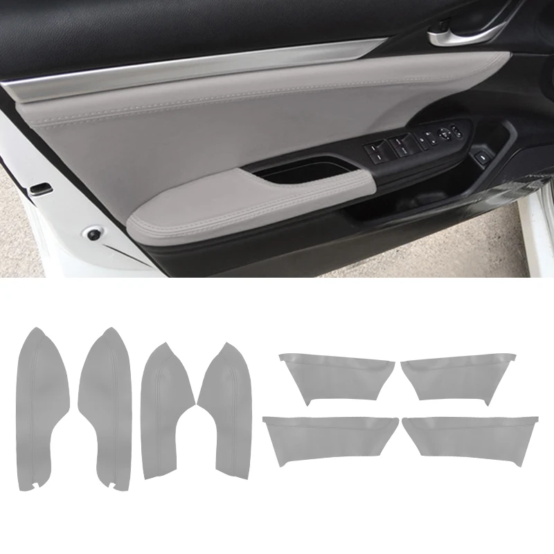 4pcs Soft Gray Leather Door Armrest Cover For Honda Civic 10th Gen 2016 2017 Car Door Panel Cover Sticker Trim
4pcs Soft Gray Leather Door Armrest Cover For Honda Civic 10th Gen 2016 2017 Car Door Panel Cover Sticker Trim