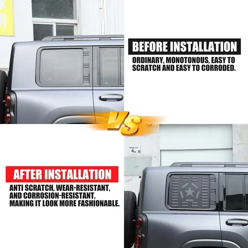 For Haval H9 2024-2025+ Car trunk side window blinds center column decorative panel Car modification accessories Aluminum Alloy
For Haval H9 2024-2025+ Car trunk side window blinds center column decorative panel Car modification accessories Aluminum Alloy