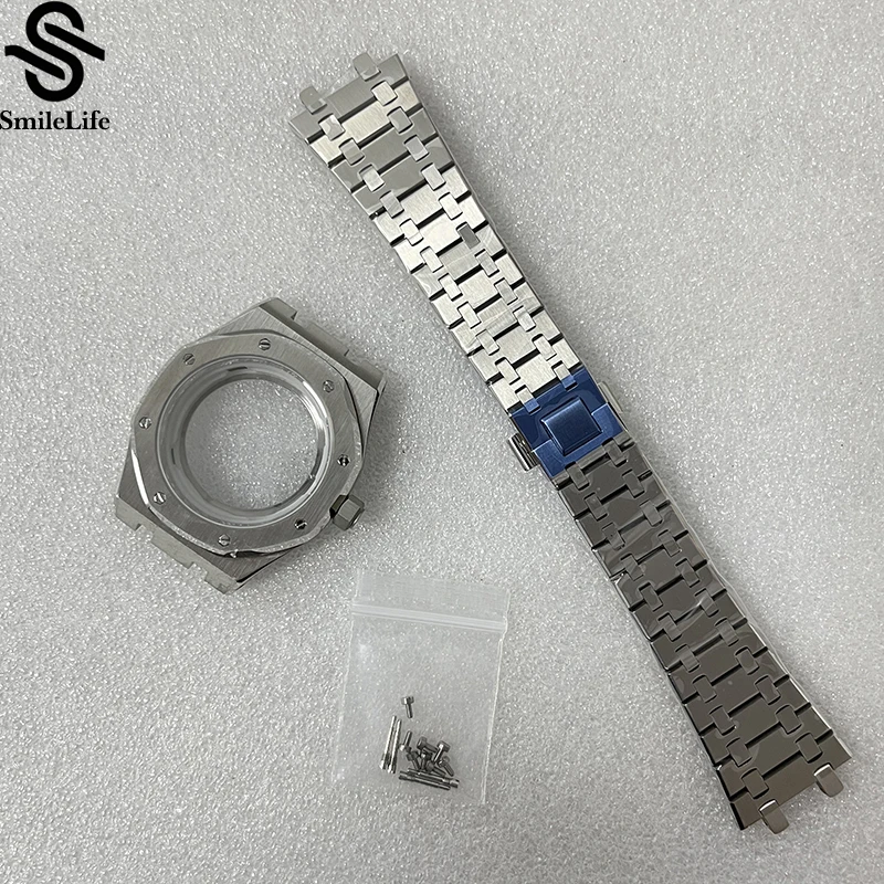 SmileLife 41 мм сапфировое стекло, высококачественный корпус для часов с ремешком, подходит для NH35/NH36, аксессуары для часов с автоматическим механизмом
SmileLife 41 мм сапфировое стекло, высококачественный корпус для часов с ремешком, подходит для NH35/NH36, аксессуары для часов с автоматическим механизмом