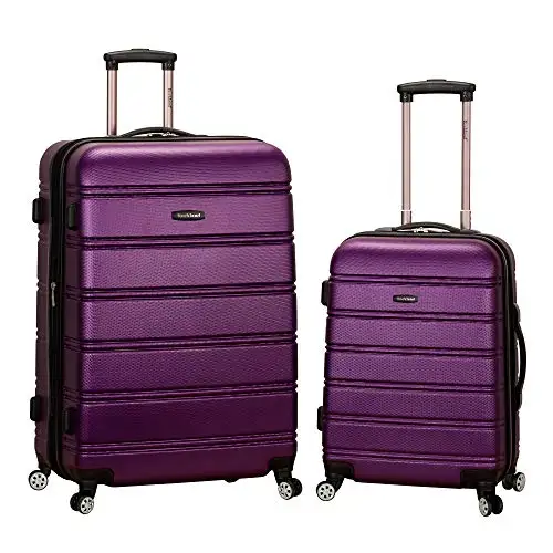 Rockland Melbourne Hardside Expandable Spinner Wheel Luggage, Purple, 2 Piece (20"/28")
Rockland Melbourne Hardside Expandable Spinner Wheel Luggage, Purple, 2 Piece (20"/28")