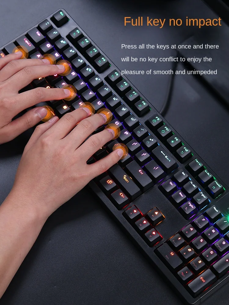 Daryou mechanical keyboard EK826 infrared axis black blue red axis electronic sports machinery optical axis hot plug
Daryou mechanical keyboard EK826 infrared axis black blue red axis electronic sports machinery optical axis hot plug