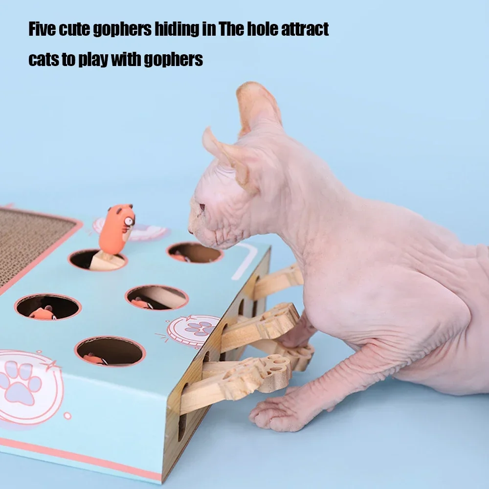 Interactive 3-in-1 Cat Toy: Maze Chase, Scratcher & Gopher Game for Endless Feline Fun!
Interactive 3-in-1 Cat Toy: Maze Chase, Scratcher & Gopher Game for Endless Feline Fun!