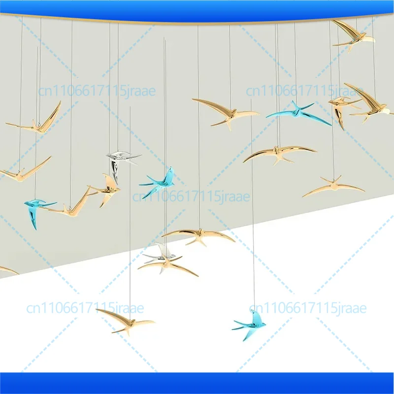 Creativity Resin Simulation Animal Bird Swallow Golden Ceiling Suspension Three-dimensional Background Wall Hanging Decoration
Creativity Resin Simulation Animal Bird Swallow Golden Ceiling Suspension Three-dimensional Background Wall Hanging Decoration