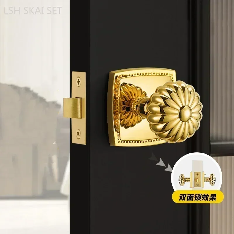 Light Luxury Zinc Alloy Bathroom Door Lock High Quality Single Tongue Keyless Door Lock Double Handle Mechanical Lock Hardware
Light Luxury Zinc Alloy Bathroom Door Lock High Quality Single Tongue Keyless Door Lock Double Handle Mechanical Lock Hardware
