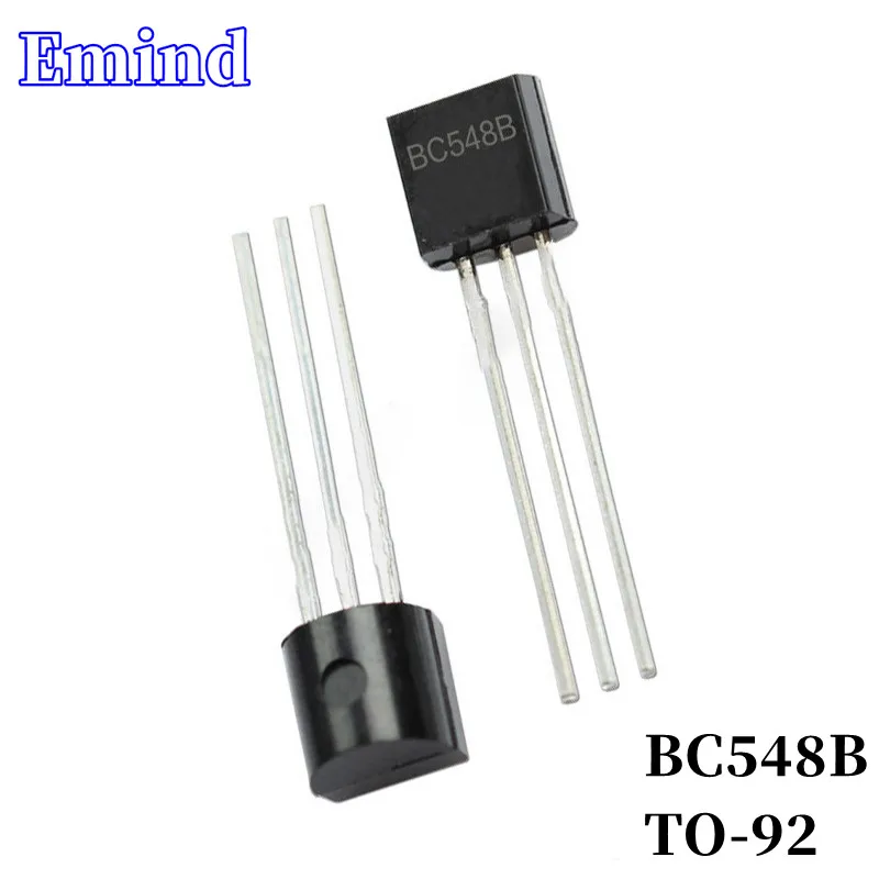 100Pcs BC548B DIP Transistor TO-92 Type NPN Bipolar Amplifier Transistor 30V/200mA
100Pcs BC548B DIP Transistor TO-92 Type NPN Bipolar Amplifier Transistor 30V/200mA