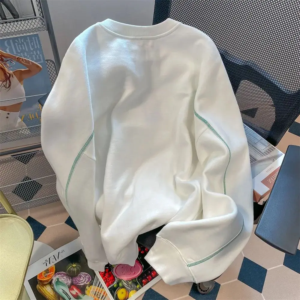 Женские толстовки, зимняя одежда, непринужденные стили подкладки, корейский стиль, с круглым воротником, для взрослых, женщин, Cotone Premium, на каждый день
Женские толстовки, зимняя одежда, непринужденные стили подкладки, корейский стиль, с круглым воротником, для взрослых, женщин, Cotone Premium, на каждый день